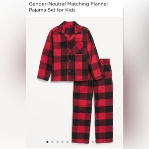 18-24 month Match the Fam Red Buffalo Plaid Pajama Set